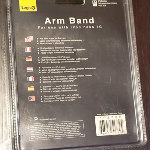 Logic3 Arm Band for iPod Nano 3G sealed, new
