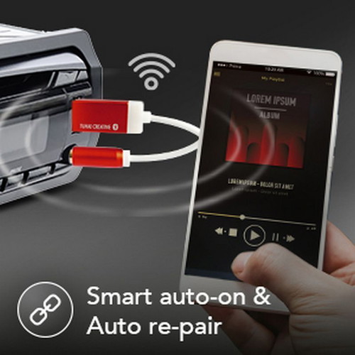 Tunai Firefly Bluetooth Music Receiver for Car and Home