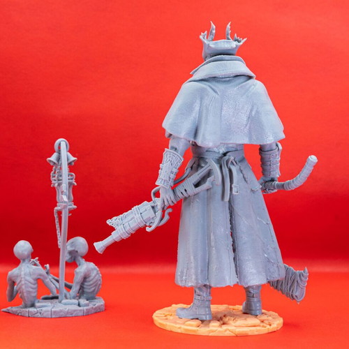 Bloodborne 3D printed figure unpainted made to order