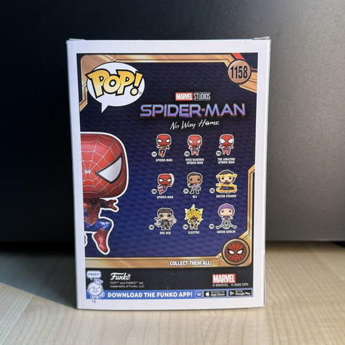 Funko Pop Friendly Neighborhood Spider-Man Metallic 1158 like new