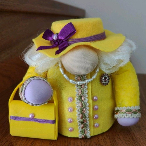 Doll handmade gnome The Queen made to order