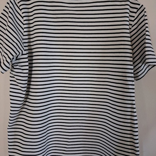 T-shirt OVS Fashion striped black and white, like new, size L