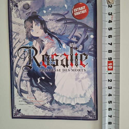 Rosalie Princesse des Morts manga booklet like new, French