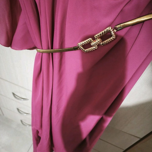 Open fuchsia dress XXL like new