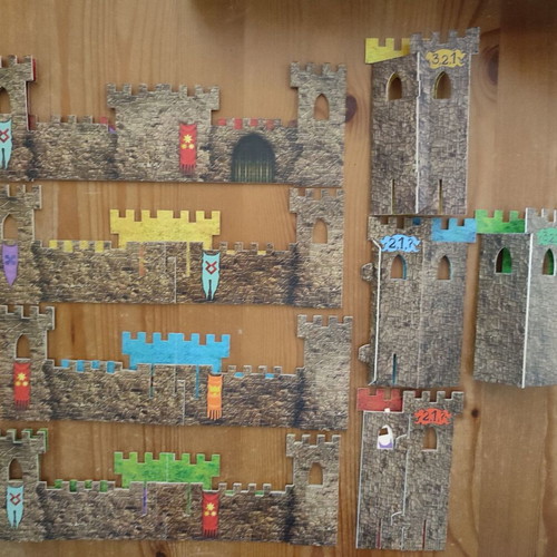Castles and Siege Board Game new, medieval strategy by Trefl