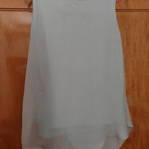 Silk blouse like new, grey and blue, size M-L