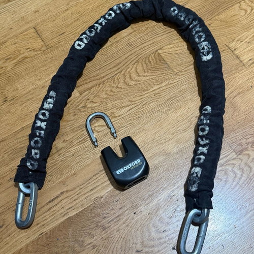 Oxford Monster Motorcycle Chain with Disc Lock 1.2m like new