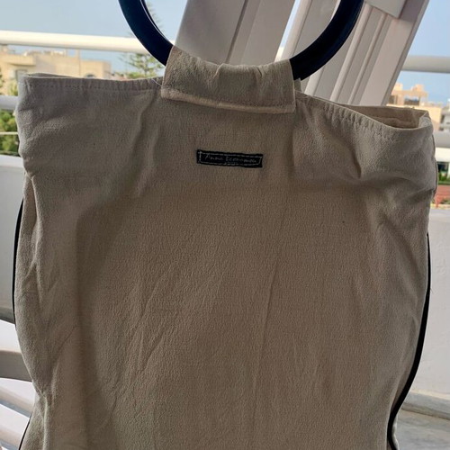 Anna Economou Handmade Shoulder Bag like new, beige