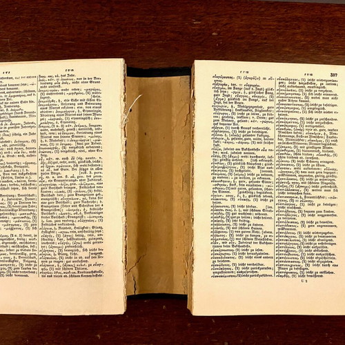 Greek-German dictionary used, Leipzig 1919 edition