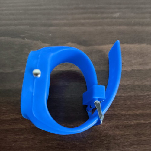 Puremoist Opti-Free wristwatch unused, blue
