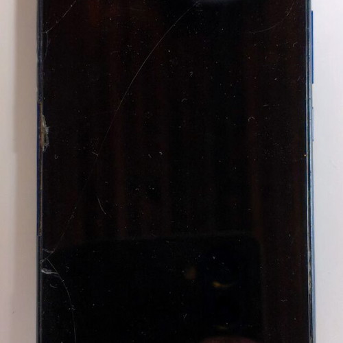 Motorola Moto G9 Play 64GB used, sapphire blue, cracked screen