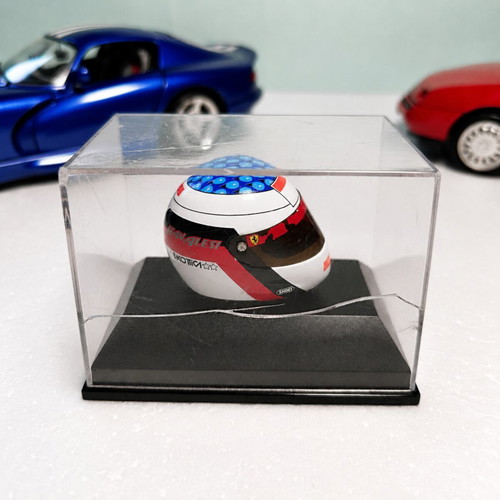 Jean Alesi 1995 Ferrari Helmet 1/8 Scale Minichamps like new