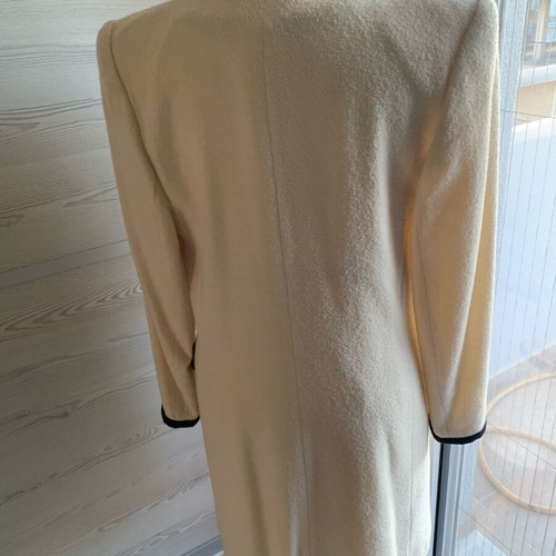 Manto Set with Bouclé Wool Dress like new, size 50