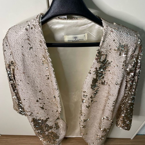 Pink type jacket with sequins like new