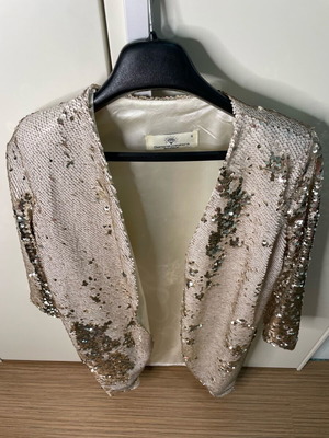 Pink type jacket with sequins like new