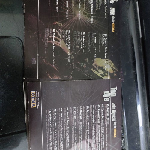 Top d.j's DVD and CD new, pack of 8 missing number 6
