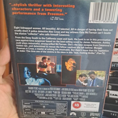 Kiss the Girls DVD used, social drama thriller with subtitles