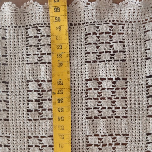 Vintage Handmade Crochet Table Linen Set of 3, Like New