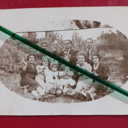 Pack of 4 old authentic excursion photos