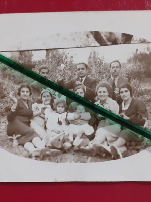 Pack of 4 old authentic excursion photos