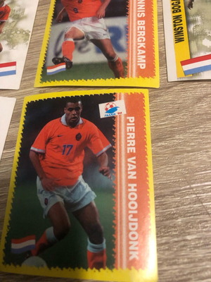 Netherlands National Team Stickers pack of 8 like new, World Cup 98