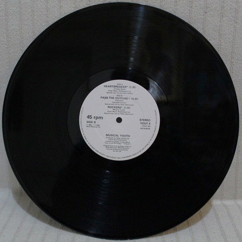 Musical Youth Heartbreaker vinyl 12" 45 RPM used, reggae