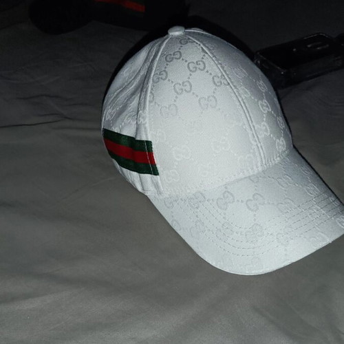 Jockey hat new, white with colorful designs