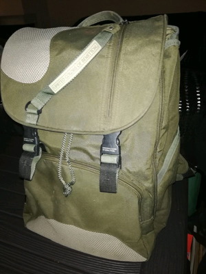 Benetton backpack used, very spacious