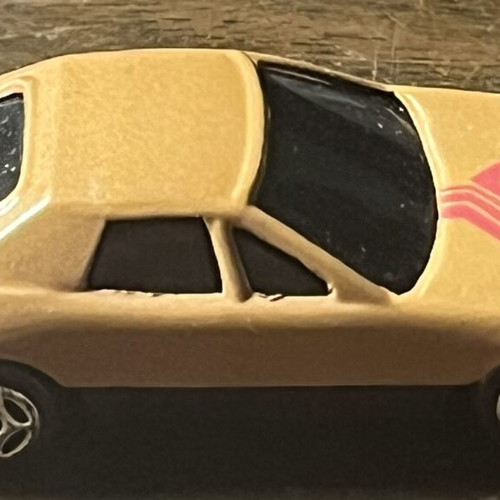 Electronic Compact collectible gold racing car like new