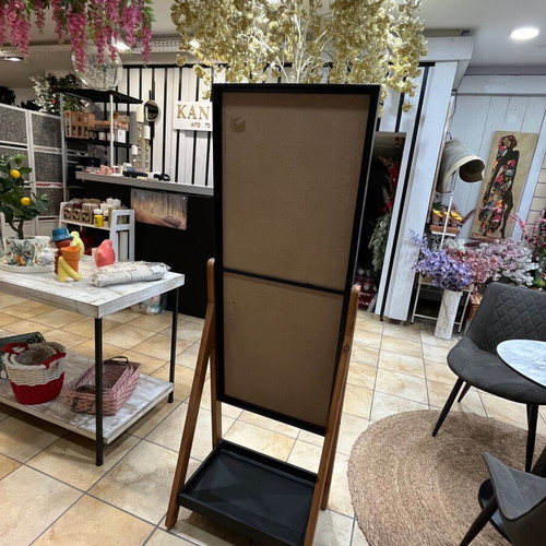 Full-length floor mirror like new with smart storage space