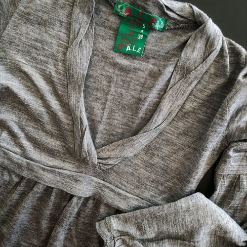 Vintage grey ALE dress with empire waist like new