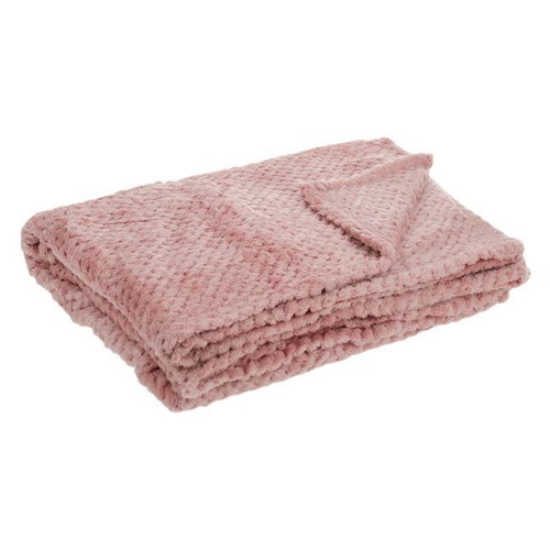Winter decor throw pink PopCorn Sherpa 160x130cm new