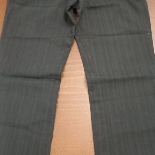 Women's pants used, 2 black striped, size S
