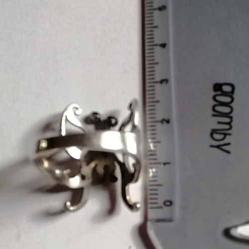 Silver women's butterfly ring 925 new