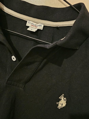 U.S. Polo Assn. t-shirt size L like new, black