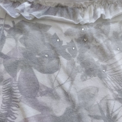 Zara Kids sleeveless blouse used for girl 13-14 years 164 cm white gray