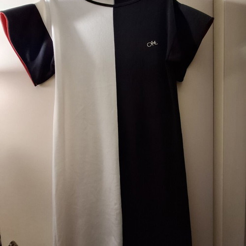Dress black and white, like new, size XL