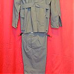  Πλήρης θερινή στολή αξκων (χιτώνιο-παντελόνι) τύπου ‘’ΑΦΡΙΚΑΝΑ’’  Στρατού Ξηράς περιόδου 1970-1980
