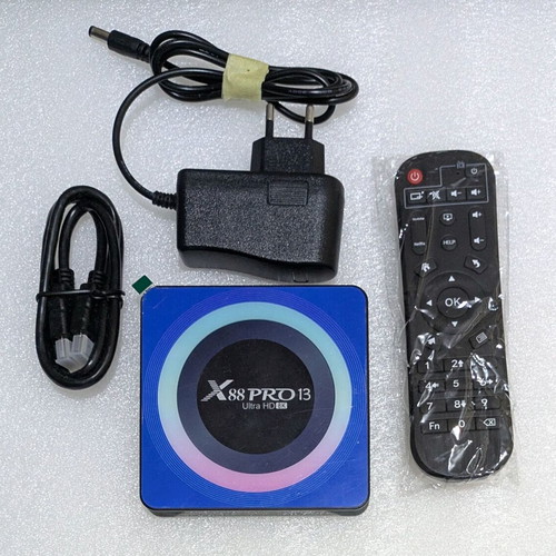 X88 PRO 13 Android TV Box 2GB RAM 16GB ROM with Wi-Fi and LAN