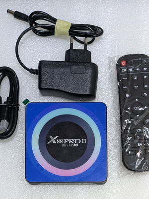 X88 PRO 13 Android TV Box 2GB RAM 16GB ROM with Wi-Fi and LAN