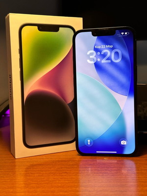 iPhone 14 128GB σαν καινούργιο, 100% υγεία μπαταρίας, μαύρο
