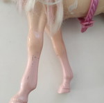 Toy horse for girl used, height 25 cm length 27 cm