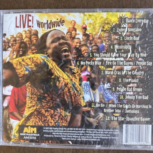 Terrance Simien & The Zydeco Experience Live! Worldwide CD, factory sealed
