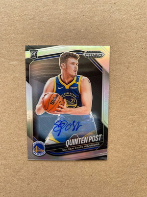 Panini Prizm Rookie Quinten Post Silver autograph σαν καινούργιο