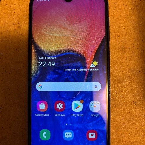 Samsung Galaxy A10 used, 32GB, blue, Dual SIM, Android
