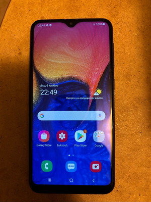 Samsung Galaxy A10 used, 32GB, blue, Dual SIM, Android