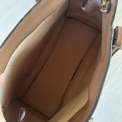 Michael Kors bag used, brown with crossbody strap