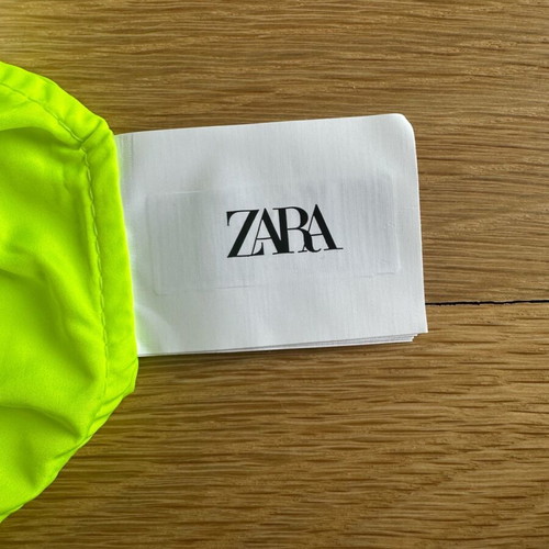 Zara kids/teens swimwear yellow fluorescent, new, size 13/14