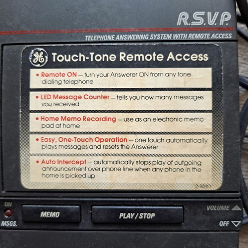 Answering machine used in good condition