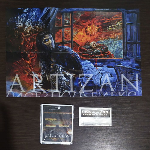 Artizan 5 CD used like new metal collection with backstage pass